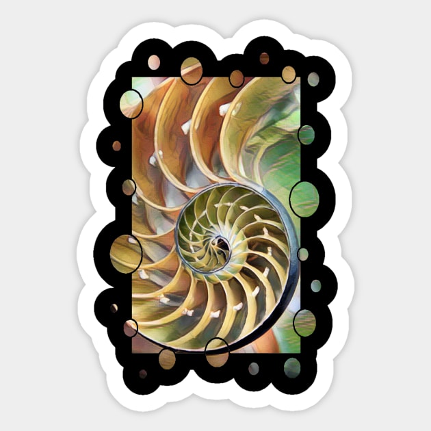 Nautilus Design Sticker by PhotoArts